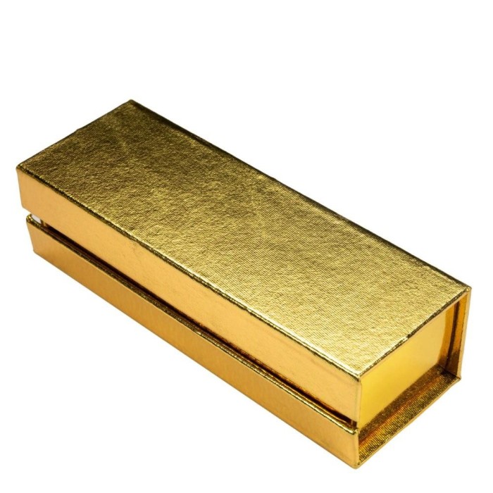 SCATOLA RETTANGOLARE CM 5,5X16X4H ORO